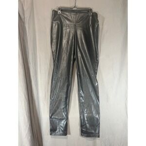 Sheila Rose Black Faux Leather High Waisted Leggings PZ3038-NW Womens XL